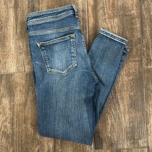 Pilcro and the Letterpress High Rise Blue Jeans